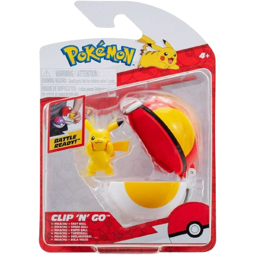 Pokemon -  Pikachu Clip 'N' Go Figure