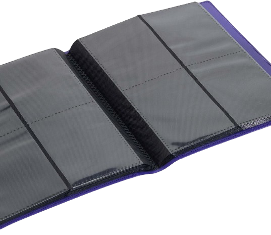 Vault X - Purple 4 Pocket Strap Binder