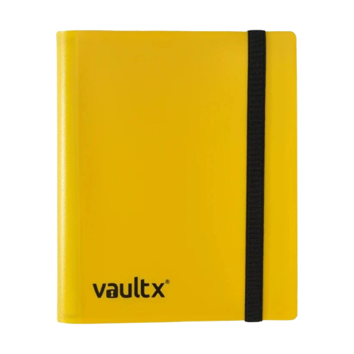 Vault X - Yellow 4 Pocket Strap Binder