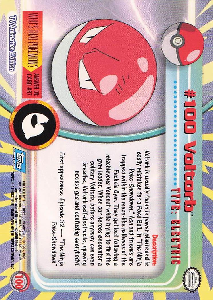 Voltorb #100 - Topps