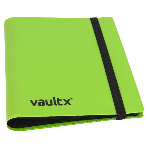 Vault X - Green 4 Pocket Strap Binder