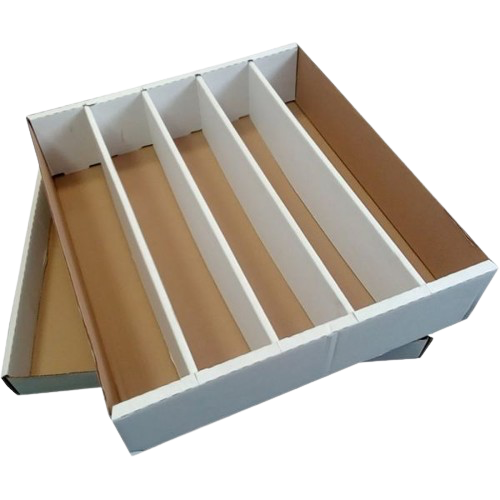Cardboard Storage Box - 4000 Cards: White