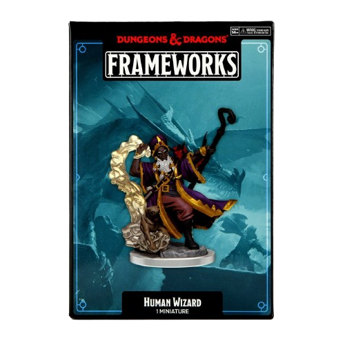 Dungeons & Dragons - Frameworks: Male Human Wizard Miniature