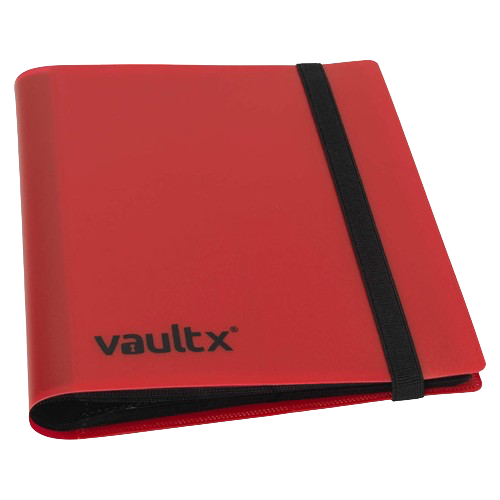 Vault X - Red 4 Pocket Strap Binder
