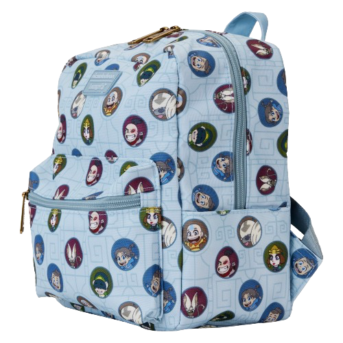 Loungefly - Avatar: The Last Airbender Square AOP Mini Nylon Backpack