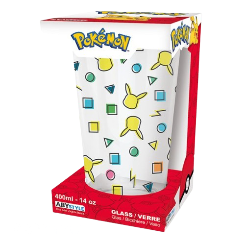 Pokemon - Pikachu Pattern Glass
