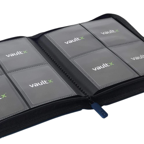 Vault X - Royal Blue 4 Pocket Zip Binder