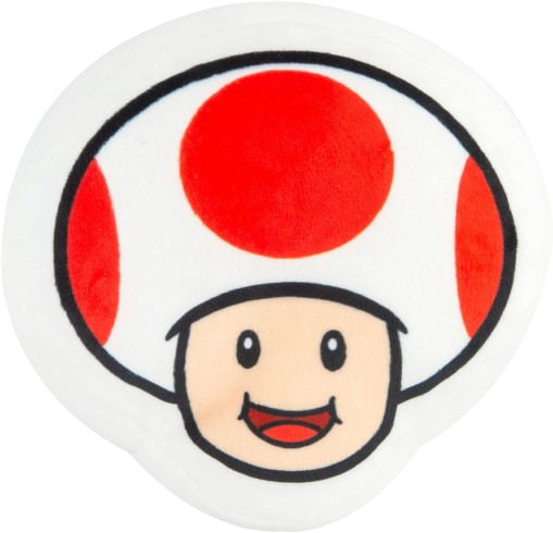 Super Mario - Club Mocchi Mocchi Toad Head Plush