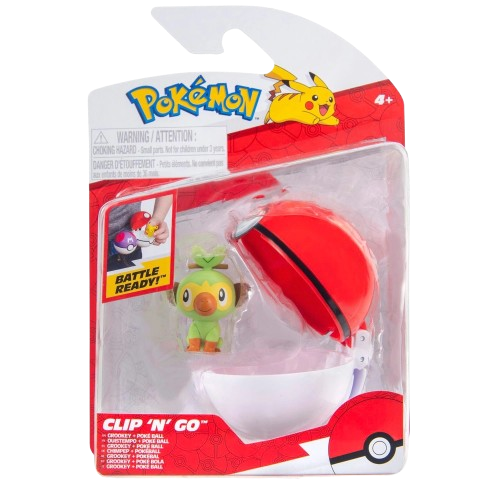 Pokemon - Grookey Clip 'N' Go Figure