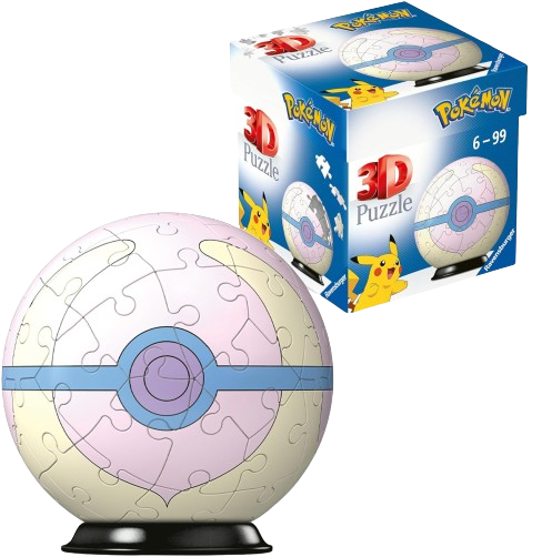 Pokemon - Heal Ball 3D Puzzle (55 Pieces)