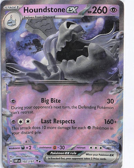 Houndstone ex 102/197