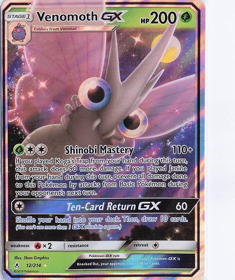 Venomoth GX 12/214