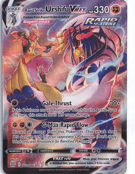Rapid Strike Urshifu VMAX TG21/TG30