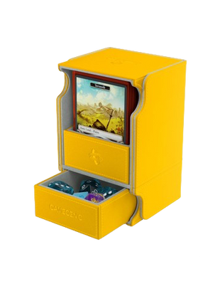 Gamegenic - Yellow Watchtower 100+ Convertible Deck Holder