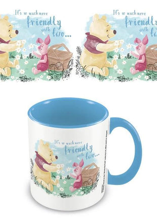 Winnie The Pooh - Cloud Coloured Inner and Handle Ceramic Mug
