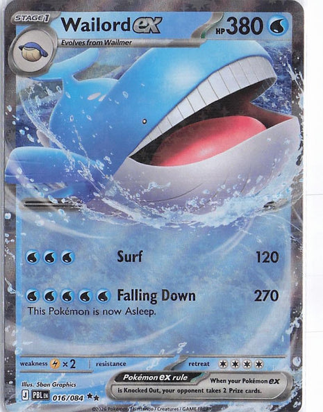 Wailord ex 016/084