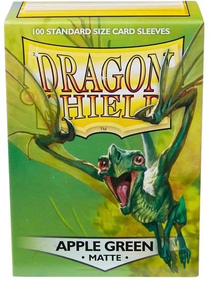 Dragon Shield - Matte Apple Green Sleeves (100)