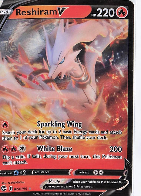 Reshiram V 024/195