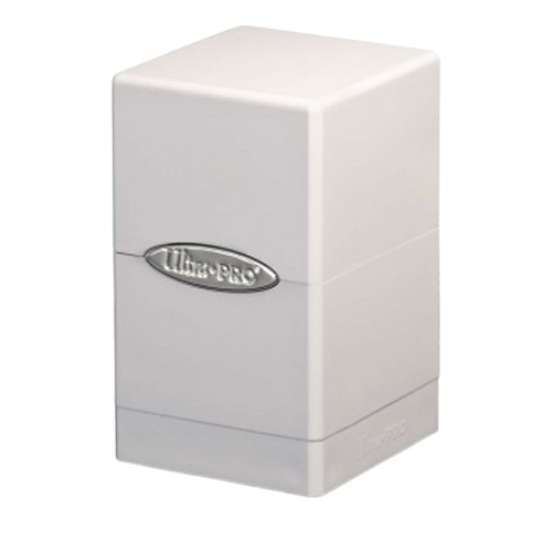 Ultra Pro - White Satin Tower Deck Box