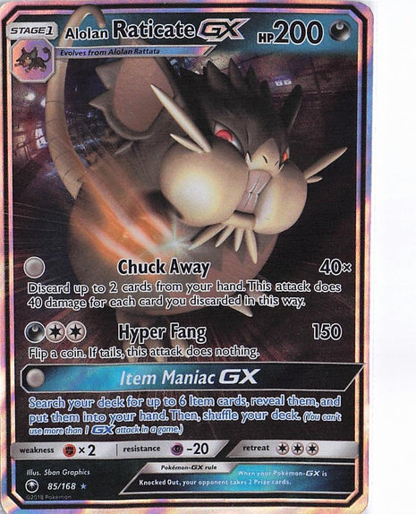Alolan Raticate GX 85/168