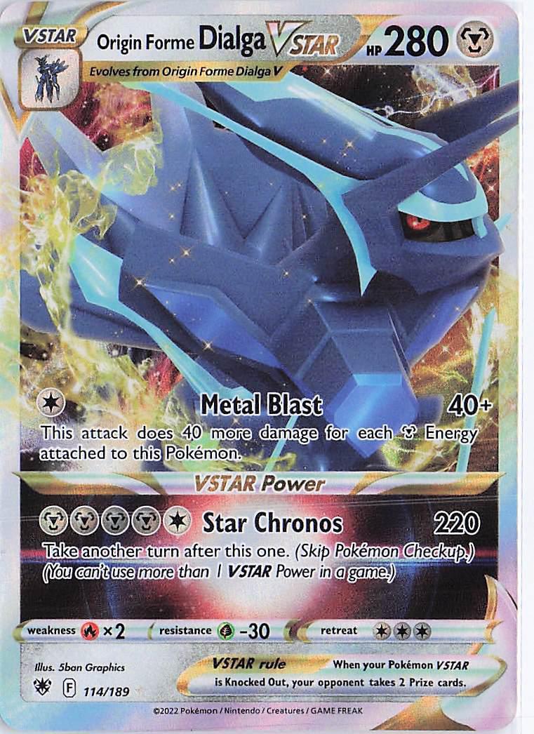 Origin Forme Dialga VSTAR 114/189