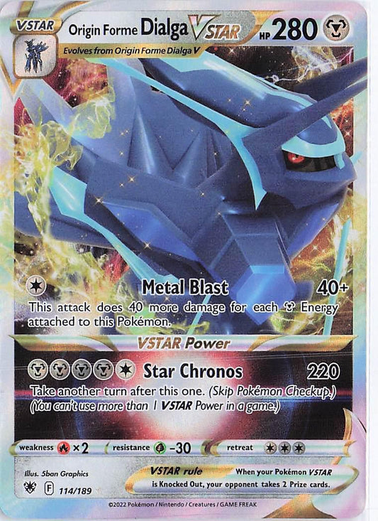 Origin Forme Dialga VSTAR 114/189