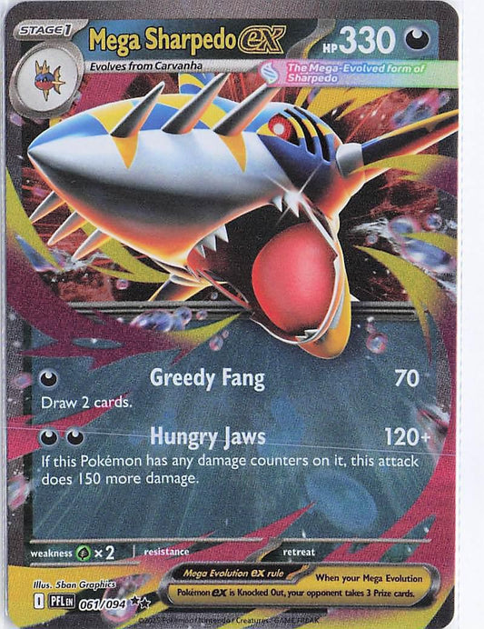 Mega Sharpedo ex 061/094