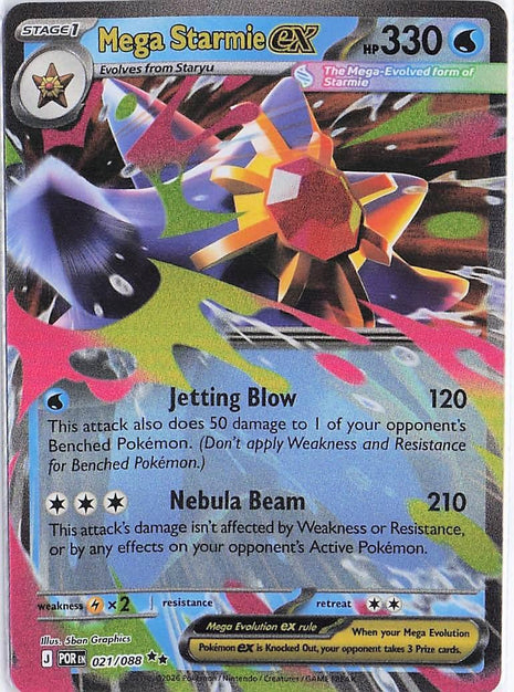 Mega Starmie ex 021/088