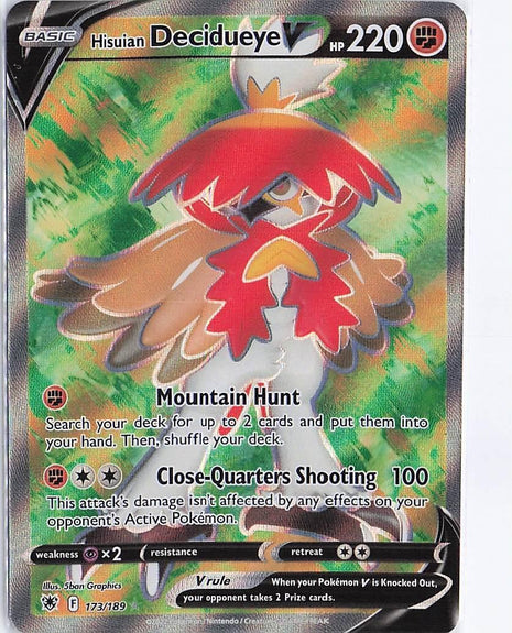 Hisuian Decidueye V 173/189