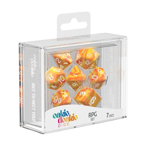 Oakie Doakie Dice - Gemidice Sunstone RPG Dice Set