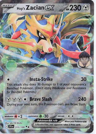 Hop's Zacian ex 111/159