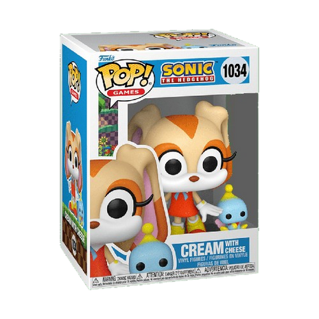 Sonic The Hedgehog - Cream with Cheese #1034 Funko Pop!