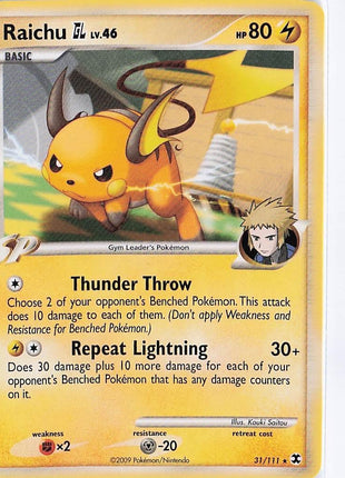 Raichu LV.46 31/111