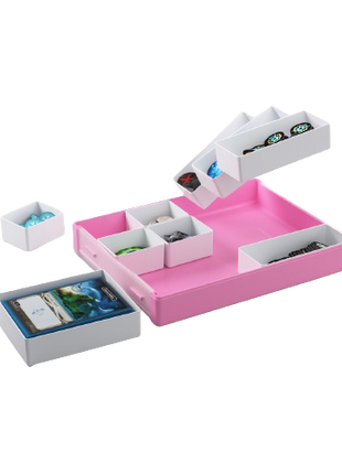 Gamegenic - Pink/White Token Silo Convertible