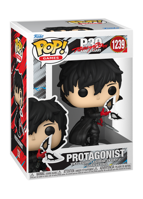 Persona 5 - Protagonist (Ren) (30th Anniversary) #1239 Funko Pop!