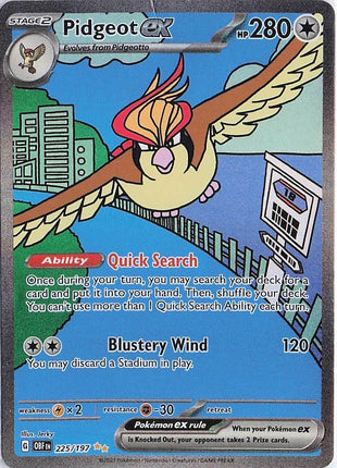 Pidgeot ex 225/197 (D)