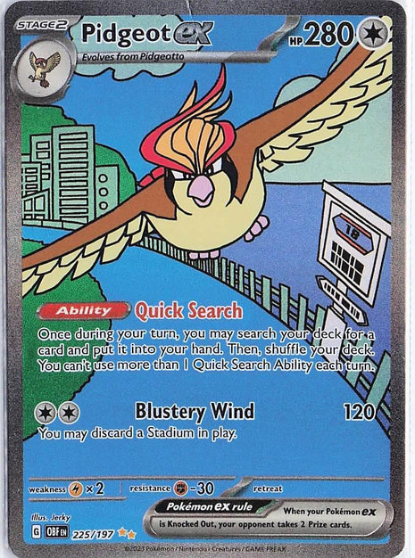 Pidgeot ex 225/197 (D)