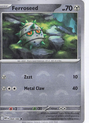 Ferroseed 068/086 (Pokeball)