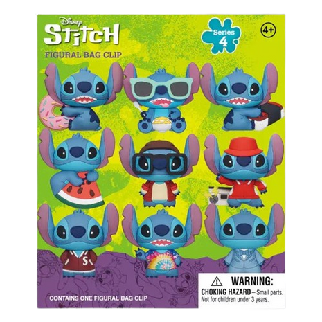 Lilo & Stitch - Series 4: 3D Character Bag Clip Blind Bag