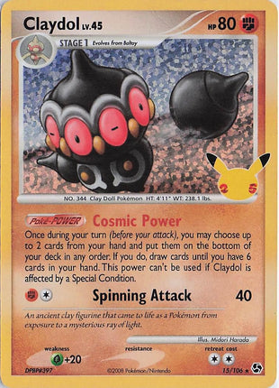 Claydol LV.45 15/106 (H)