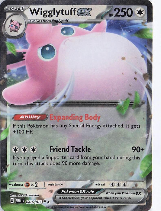 Wigglytuff ex 040/165