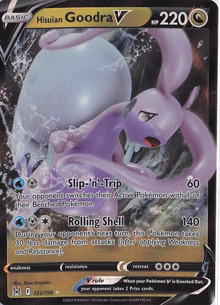 Hisuian Goodra V 135/196