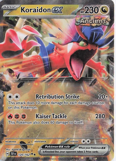 Koraidon ex 120/162