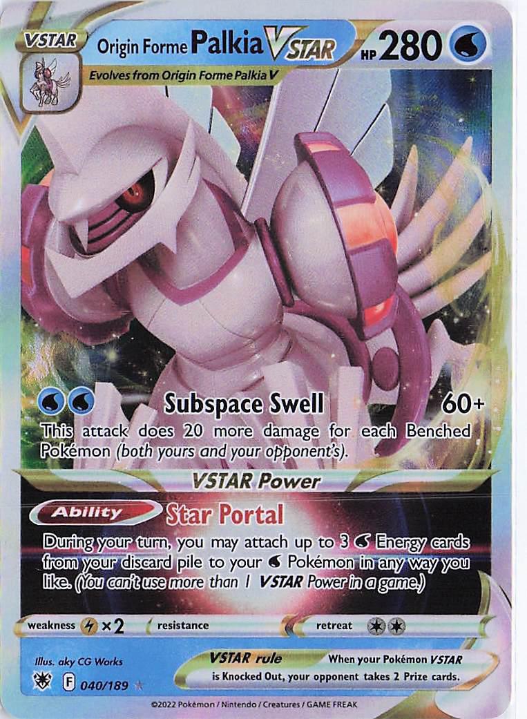 Origin Forme Palkia VSTAR 040/189