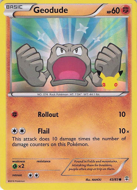 Geodude 43/83 (Stamped)