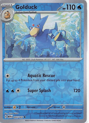 Golduck 055/165 (RH)