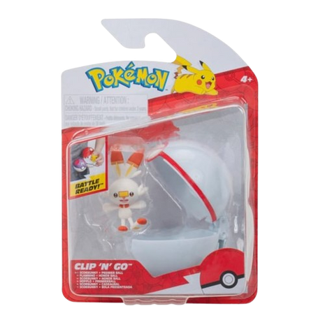 Pokemon - Scorbunny Clip 'N' Go Figure