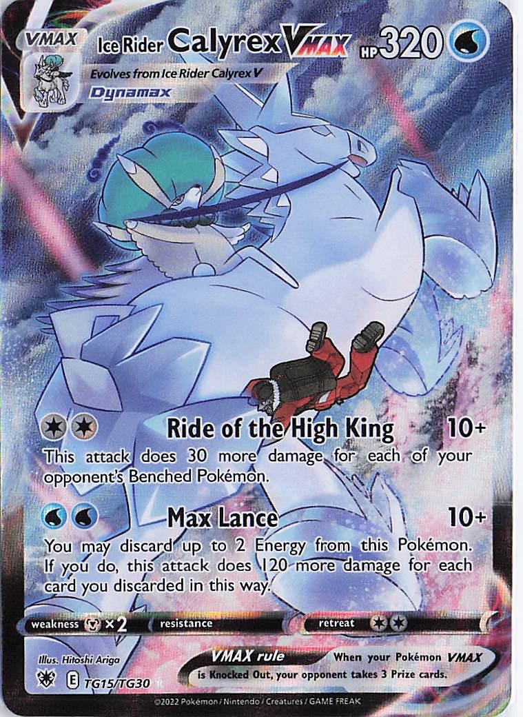 Ice Rider Calyrex VMAX TG15/TG30