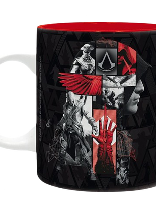 Assassins Creed - Black & Red Crest Mug