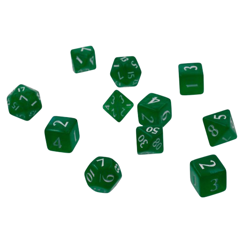 Ultra Pro - Eclipse: Forest Green 11 Dice Set